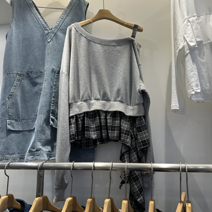 2MORROW東大門㊣實拍女士新品25秋冬人氣推薦時尚休閑職業衛衣2MORROW衛衣圖色1