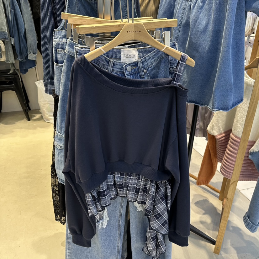 2MORROW東大門㊣實拍女士新品25秋冬人氣推薦時尚休閑職業衛衣2MORROW衛衣圖色2