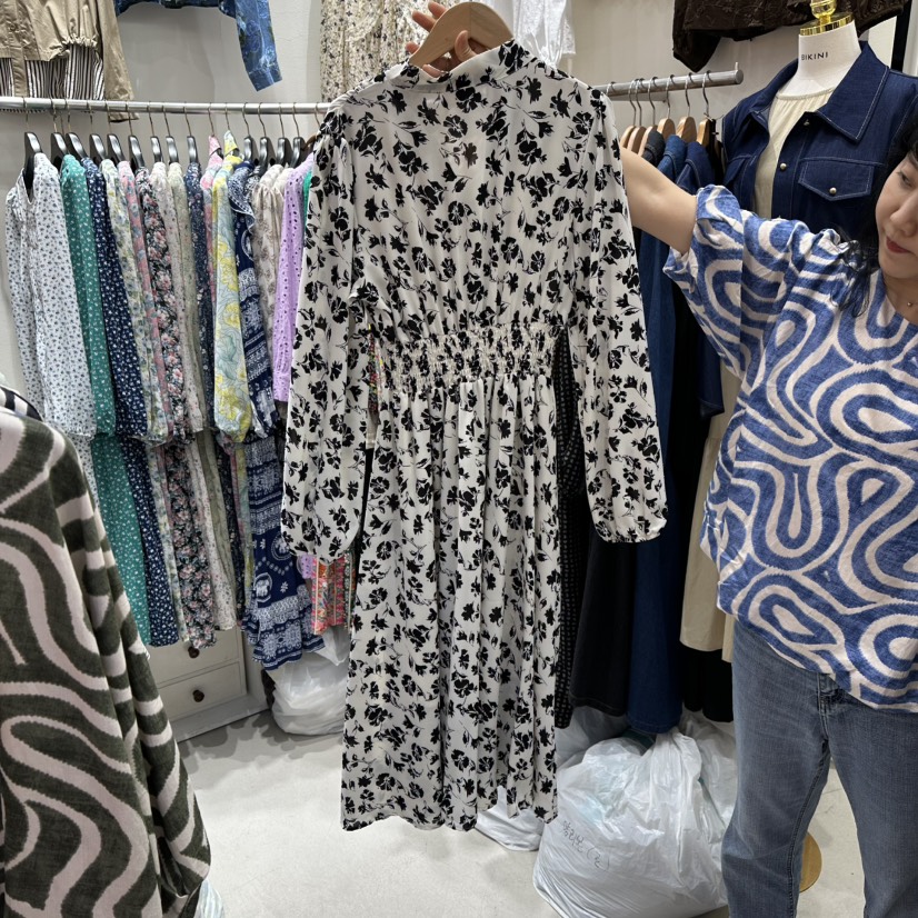 BIKINI東大門㊣實拍女士新品時尚人氣熱賣推薦25秋冬連衣裙BIKINI連衣裙
