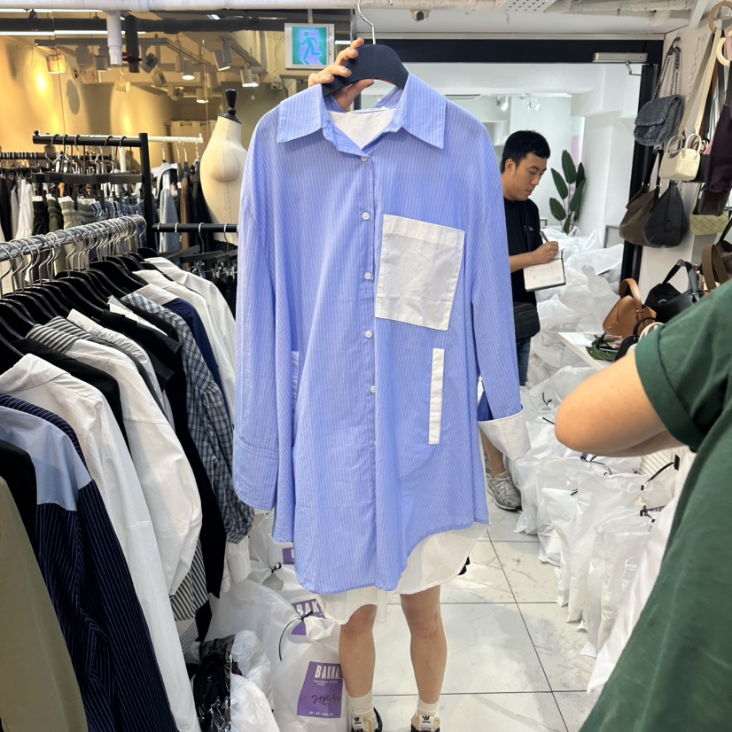 BAKHA東大門㊣實拍女士新品25秋冬熱賣休閑人氣推薦襯衫蕾絲衫BAKHA襯衫/蕾絲衫圖色1