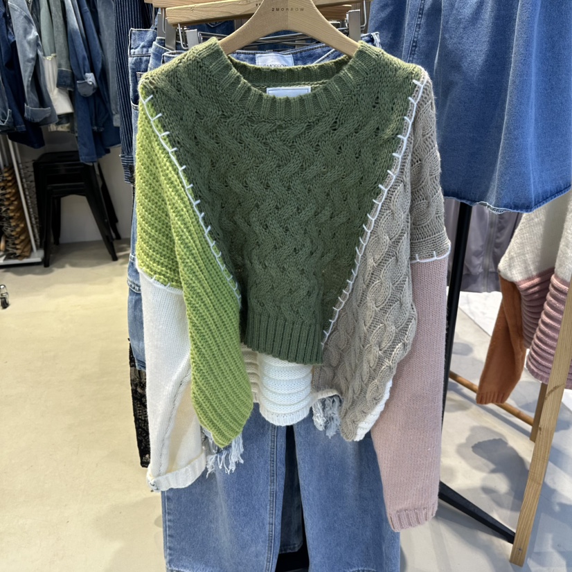 2MORROW東大門㊣實拍女士新品25秋冬職業人氣時尚休閑推薦毛衣2MORROW毛衣圖色2