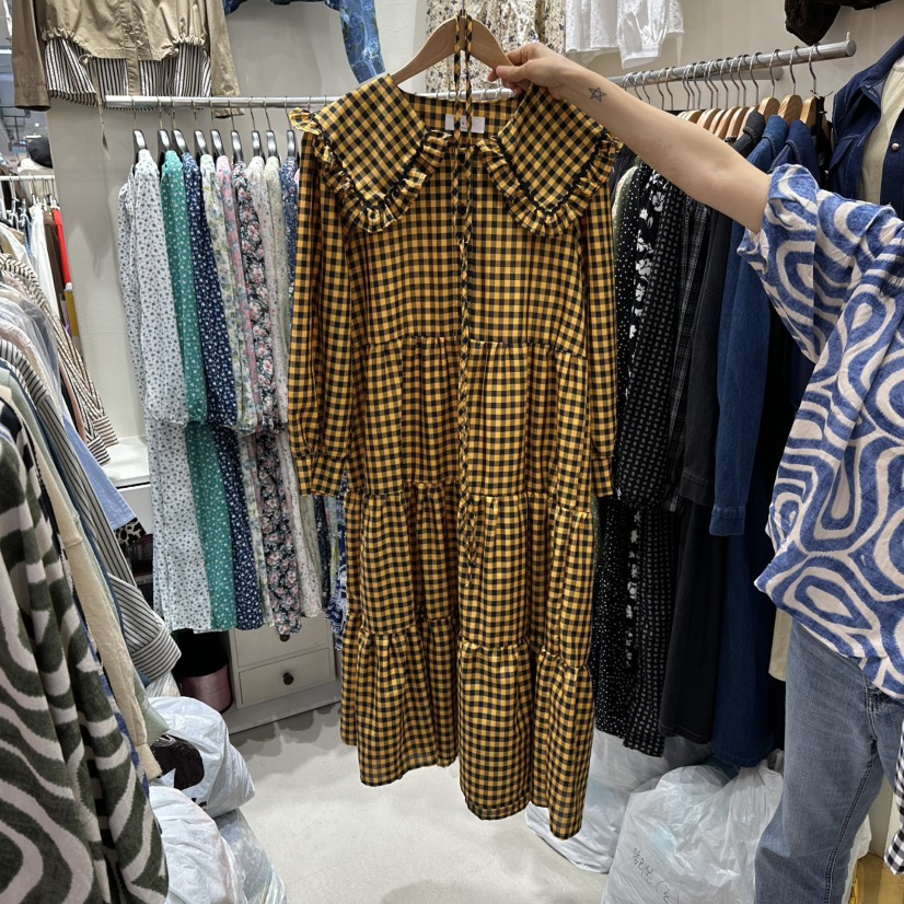 BIKINI韓國直郵㊣女裝新款推薦職業25秋冬時尚真品休閑連衣裙BIKINI連衣裙