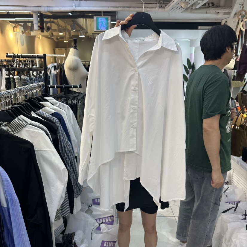 BAKHA韓國代購㊣女士新款25秋冬休閑職業時尚真品襯衫蕾絲衫BAKHA襯衫/蕾絲衫圖色1