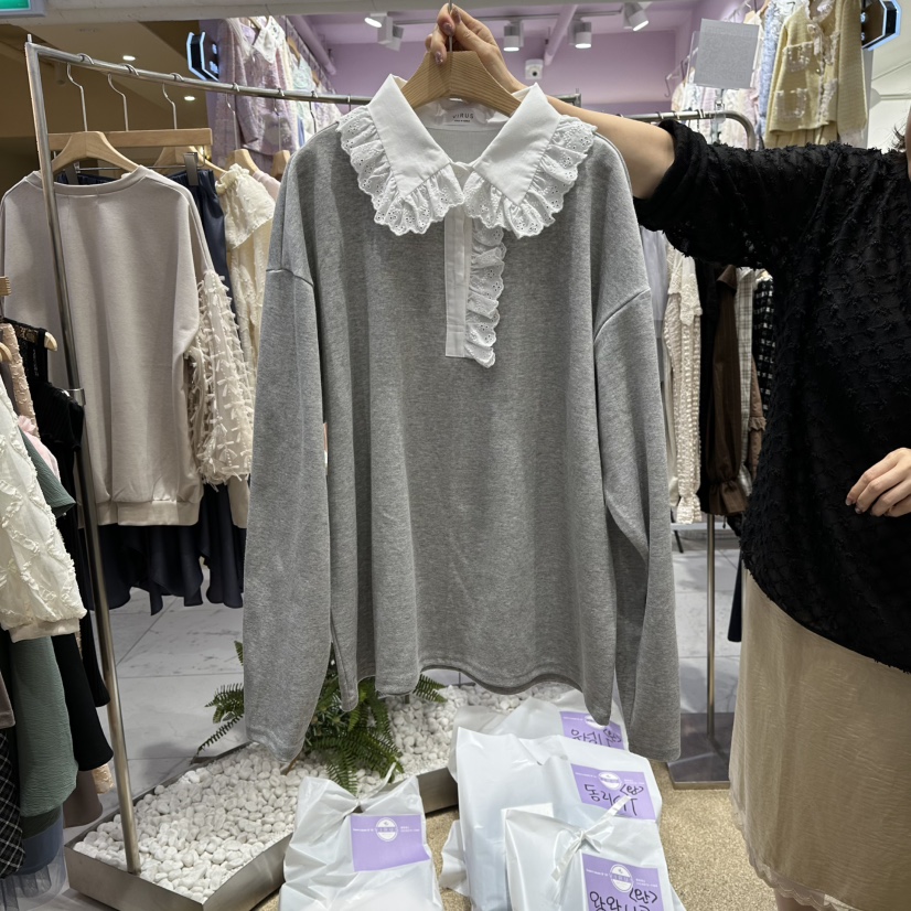 VIRUS東大門㊣代購女士新品休閑真品25秋冬推薦時尚職業衛衣VIRUS衛衣圖色1