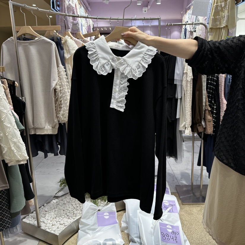 VIRUS東大門㊣代購女士新品休閑真品25秋冬推薦時尚職業衛衣VIRUS衛衣圖色2