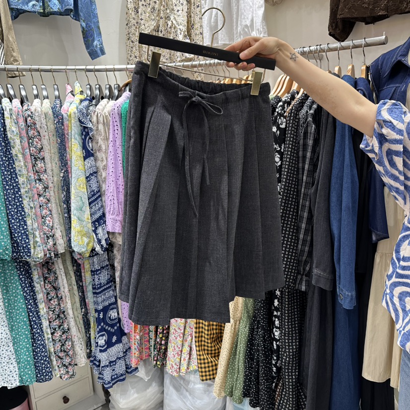 BIKINI東大門㊣代購女士新品25秋冬休閑人氣推薦半身裙中短裙BIKINI半身裙/中短裙圖色2