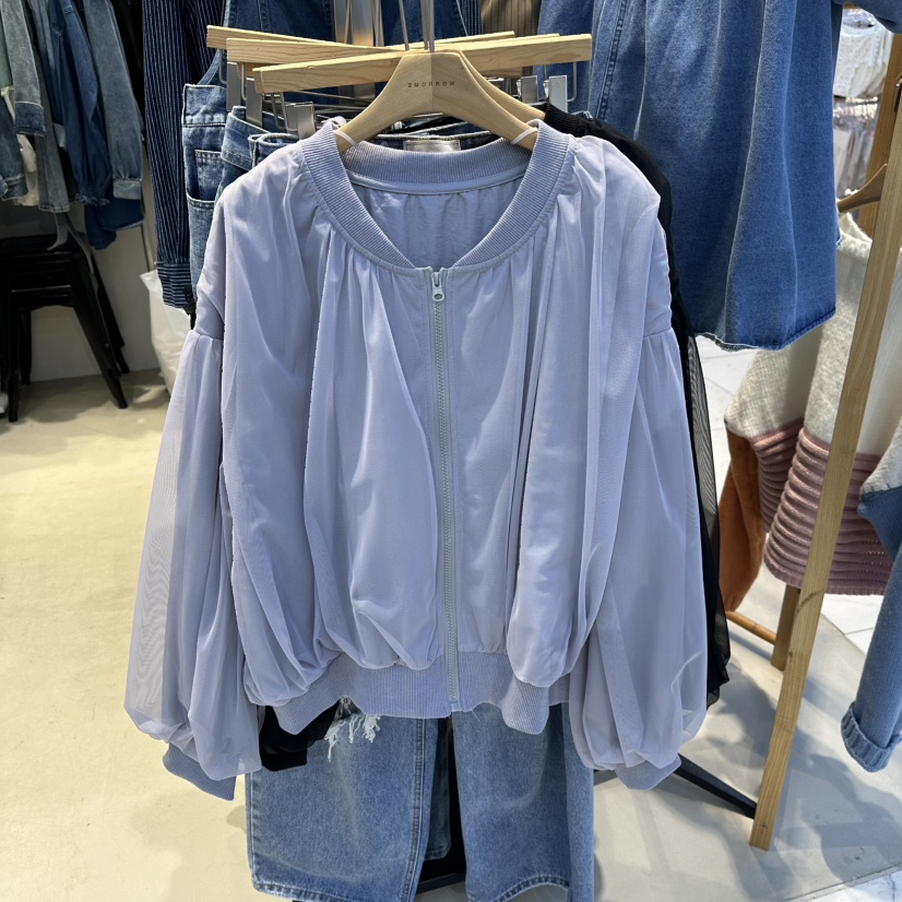 2MORROW韓國代購㊣女士新品25秋冬熱賣職業時尚人氣夾克褶皺2MORROW夾克圖色2