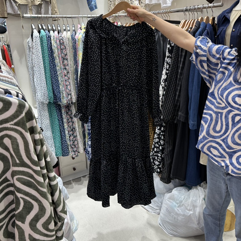 BIKINI東大門㊣代購女裝新品人氣25秋冬時尚休閑熱賣連衣裙BIKINI連衣裙圖色3
