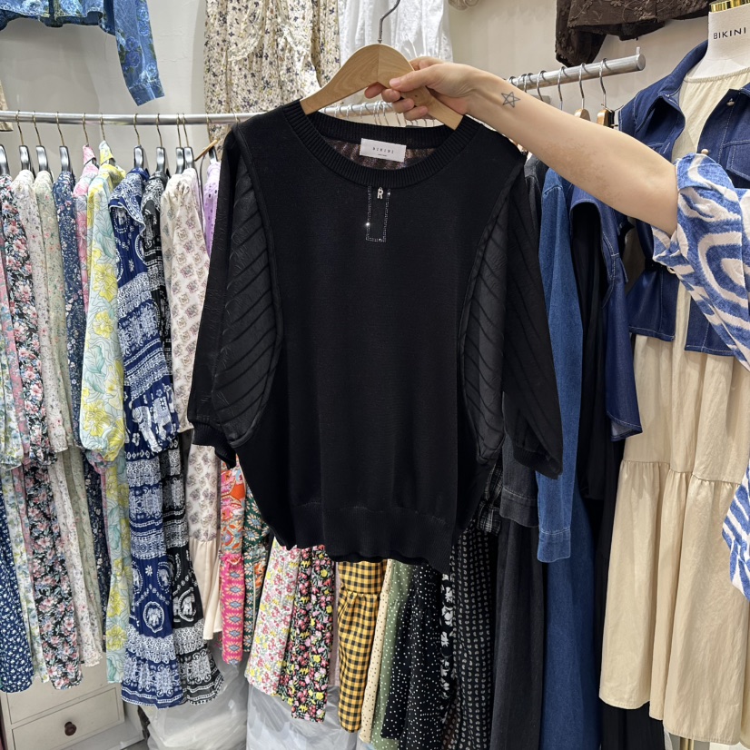 BIKINI東大門㊣實拍女裝新品25秋冬真品熱賣休閑人氣針織衫BIKINI針織衫圖色3