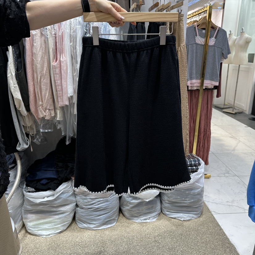 VIRUS東大門㊣代購女士新品真品時尚25秋冬人氣推薦短褲針織褲VIRUS短褲圖色2
