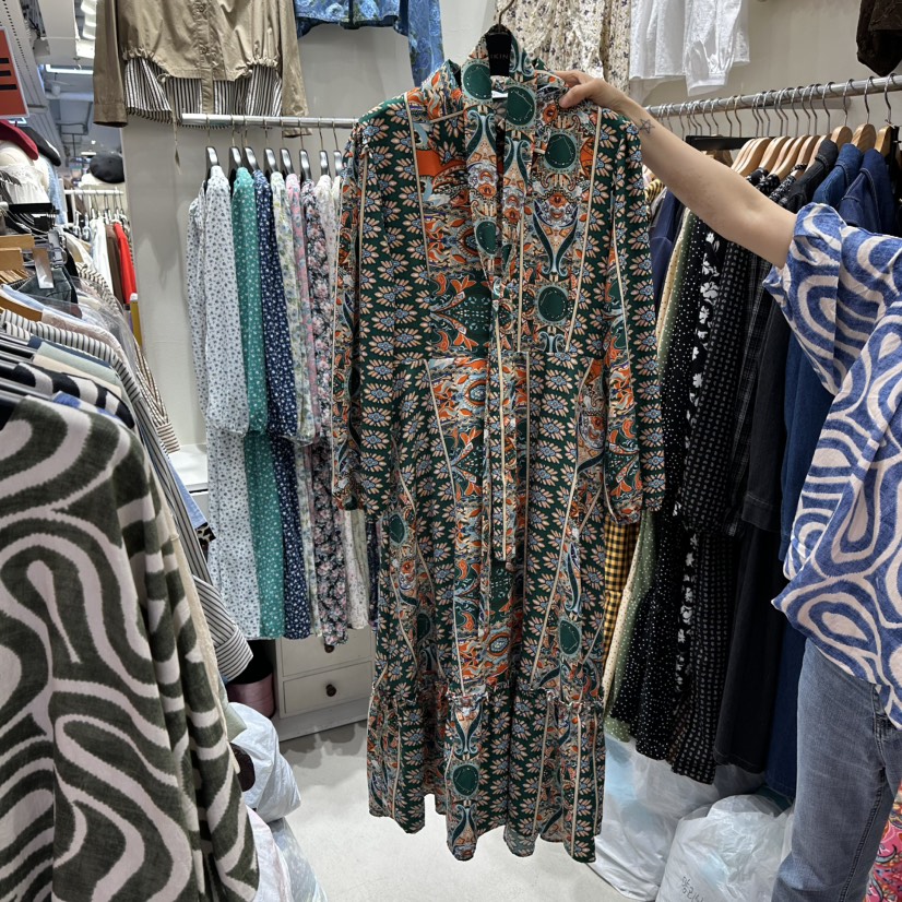 BIKINI東大門㊣直郵女士新品25秋冬休閑職業真品人氣連衣裙BIKINI連衣裙圖色1