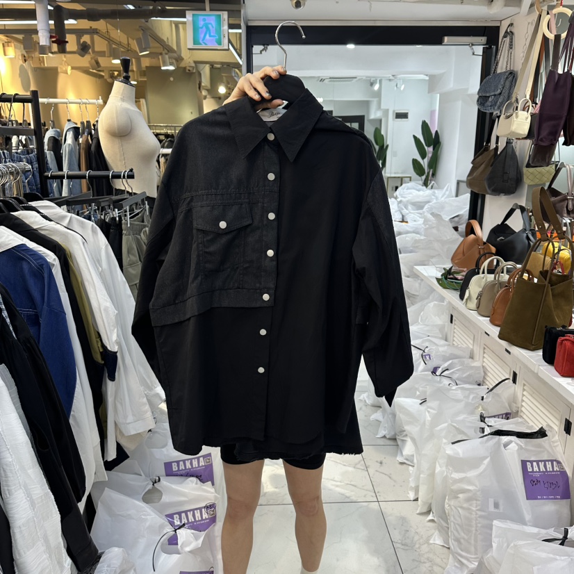BAKHA東大門㊣直郵女士新品休閑時尚推薦職業25秋冬襯衫蕾絲衫BAKHA襯衫/蕾絲衫圖色2