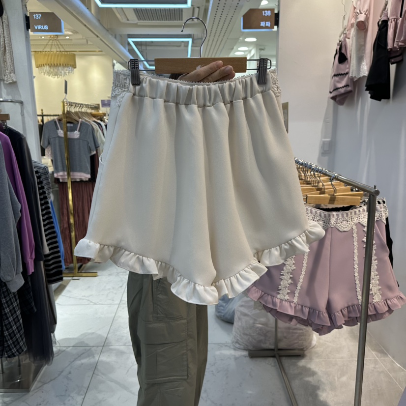 PAPA韓國代購㊣女裝新品時尚人氣熱賣休閑25秋冬真品推薦短褲PAPA短褲