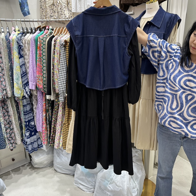 BIKINI韓國代購㊣女士新款時尚人氣真品熱賣套裝含腰帶兩件套BIKINI套裝
