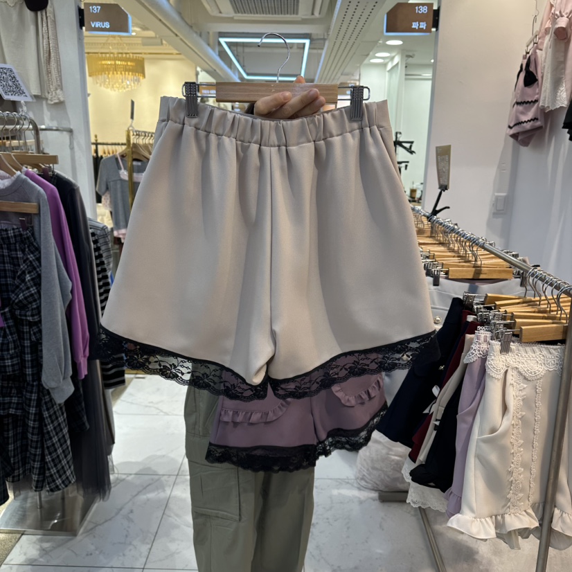 PAPA東大門㊣實拍女士新品人氣推薦熱賣真品25秋冬時尚短褲PAPA短褲