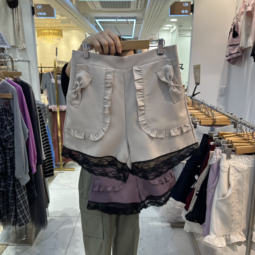 PAPA東大門㊣實拍女士新品人氣推薦熱賣真品25秋冬時尚短褲PAPA短褲