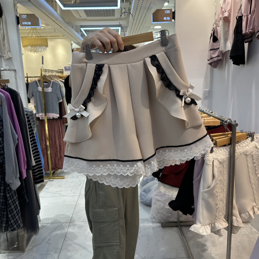 PAPA東大門㊣直郵女士新品職業人氣推薦熱賣25秋冬時尚短褲PAPA短褲圖色1