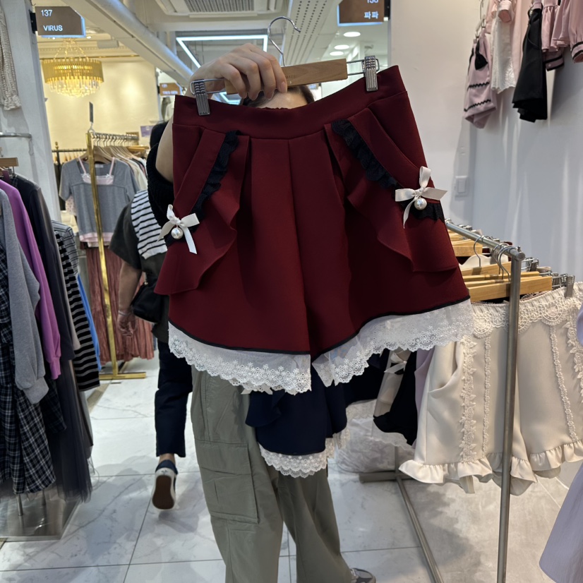PAPA東大門㊣直郵女士新品職業人氣推薦熱賣25秋冬時尚短褲PAPA短褲圖色2