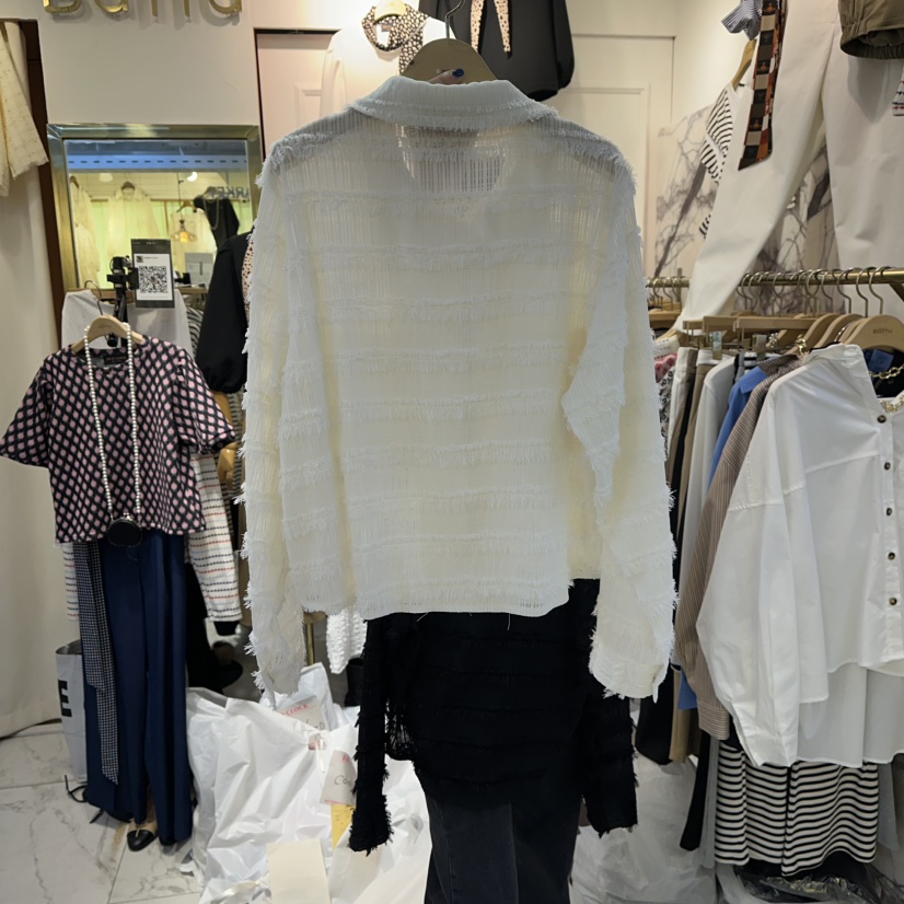 BUTTU東大門㊣代購女士新品人氣休閑真品職業時尚襯衫蕾絲衫10 O CLOCK/Buttu襯衫/蕾絲衫