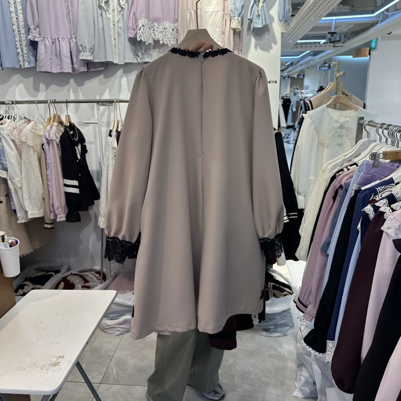 PAPA韓國代購㊣女士新款休閑熱賣職業人氣時尚推薦25秋冬連衣裙PAPA連衣裙