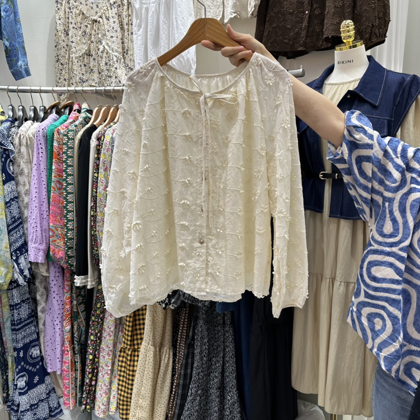 BIKINI韓國直郵㊣女士新品休閑時尚推薦職業真品襯衫蕾絲衫BIKINI襯衫/蕾絲衫圖色2
