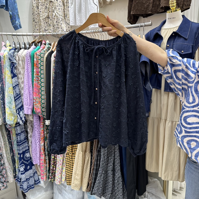 BIKINI韓國直郵㊣女士新品休閑時尚推薦職業真品襯衫蕾絲衫BIKINI襯衫/蕾絲衫圖色3