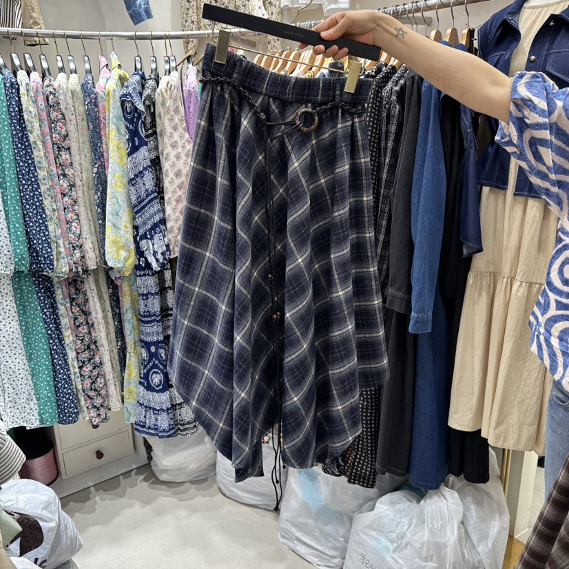 BIKINI東大門㊣實拍女士新款真品人氣熱賣25秋冬半身裙中短裙BIKINI半身裙/中短裙圖色1