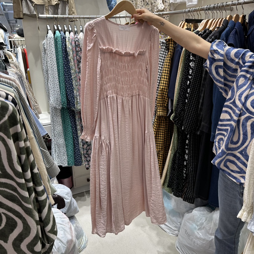 BIKINI東大門㊣實拍女士新款職業25秋冬真品熱賣時尚連衣裙BIKINI連衣裙圖色1