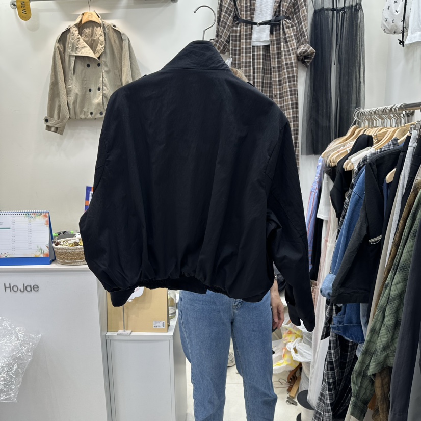 HOJAE東大門㊣代購女士新品熱賣推薦25秋冬真品休閑夾克短款MID-LEVEL JUMP夾克