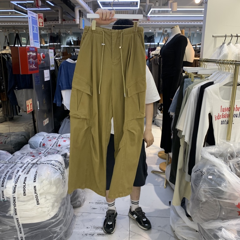 ENDOLPHIN韓國代購㊣女士新品休閑時尚25秋冬職業真品休閑褲ENDOLPHIN休閑褲圖色4
