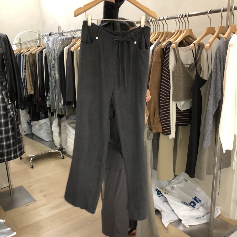 VILLABUTTON東大門㊣直郵女士新品人氣時尚25秋冬職業休閑褲VILLABUTTON休閑褲圖色2