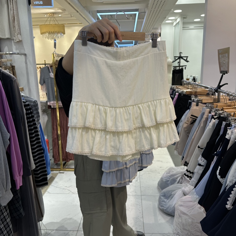 PAPA韓國代購㊣女裝新品時尚人氣職業推薦真品休閑熱賣裙褲PAPA裙褲圖色1