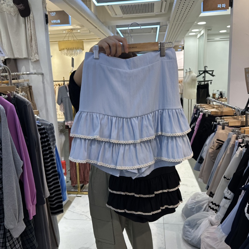 PAPA韓國代購㊣女裝新品時尚人氣職業推薦真品休閑熱賣裙褲PAPA裙褲圖色2