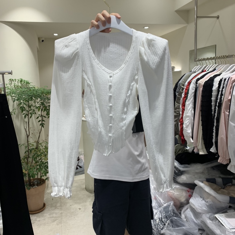 ENDOLPHIN東大門㊣實拍女裝新品真品推薦休閑人氣時尚長袖T恤ENDOLPHIN長袖T恤圖色1