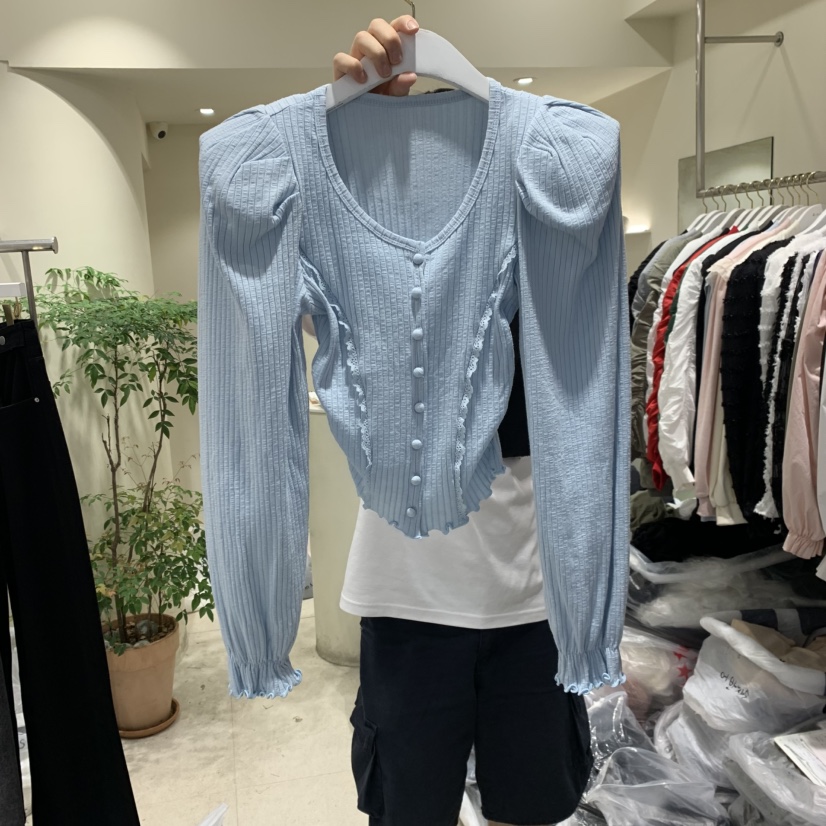 ENDOLPHIN東大門㊣實拍女裝新品真品推薦休閑人氣時尚長袖T恤ENDOLPHIN長袖T恤圖色2