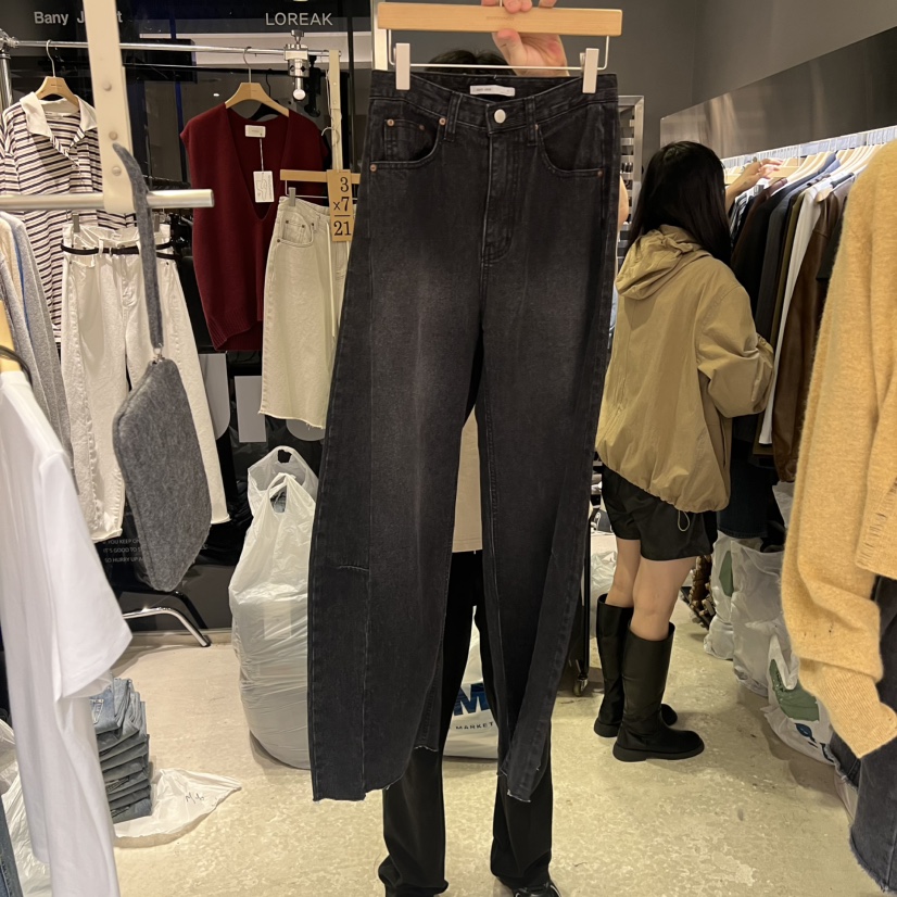 BANY ANCO東大門㊣代購女裝新品職業時尚人氣25秋冬牛仔褲BANY ANCO牛仔褲圖色1
