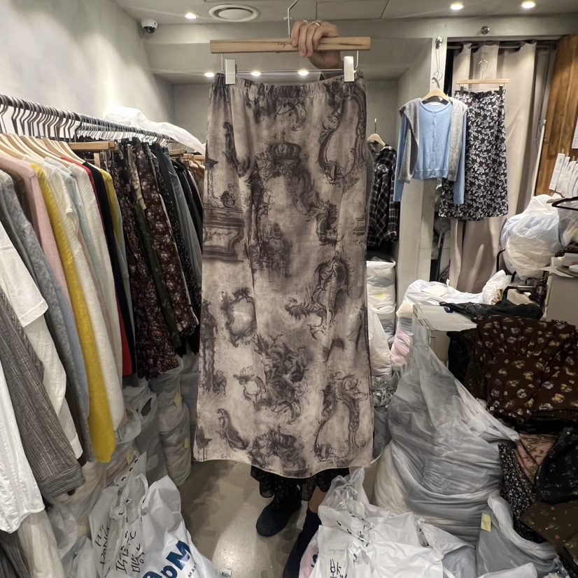 LOGROAD東大門㊣直郵女裝新品人氣熱賣真品時尚半身裙中短裙LOG ROAD半身裙/中短裙圖色1