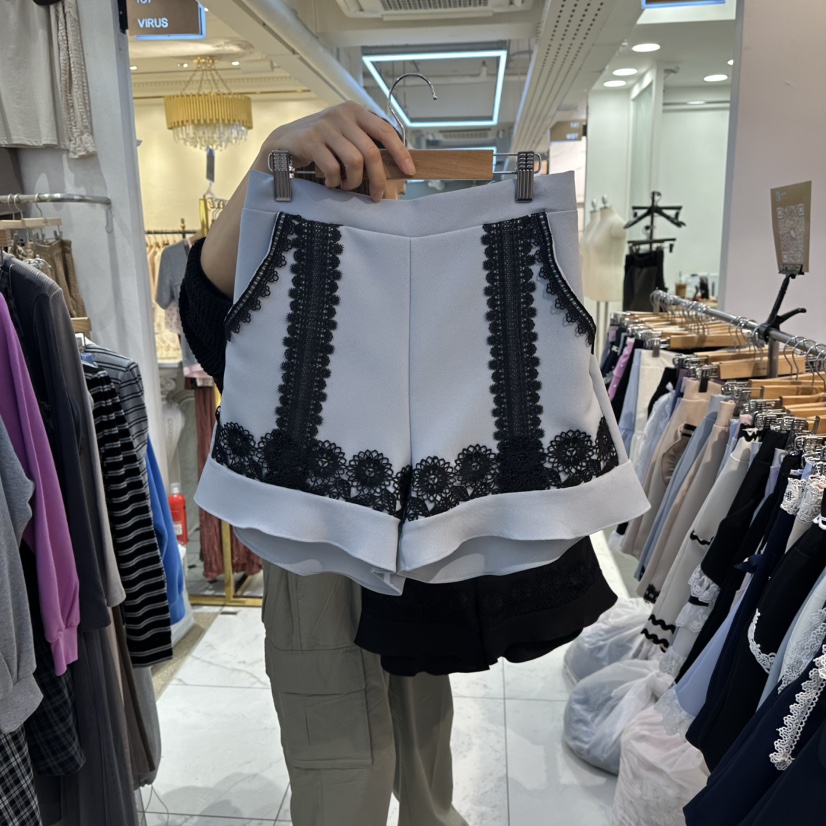 PAPA東大門㊣直郵女士新款推薦時尚25秋冬真品人氣熱賣短褲PAPA短褲圖色2