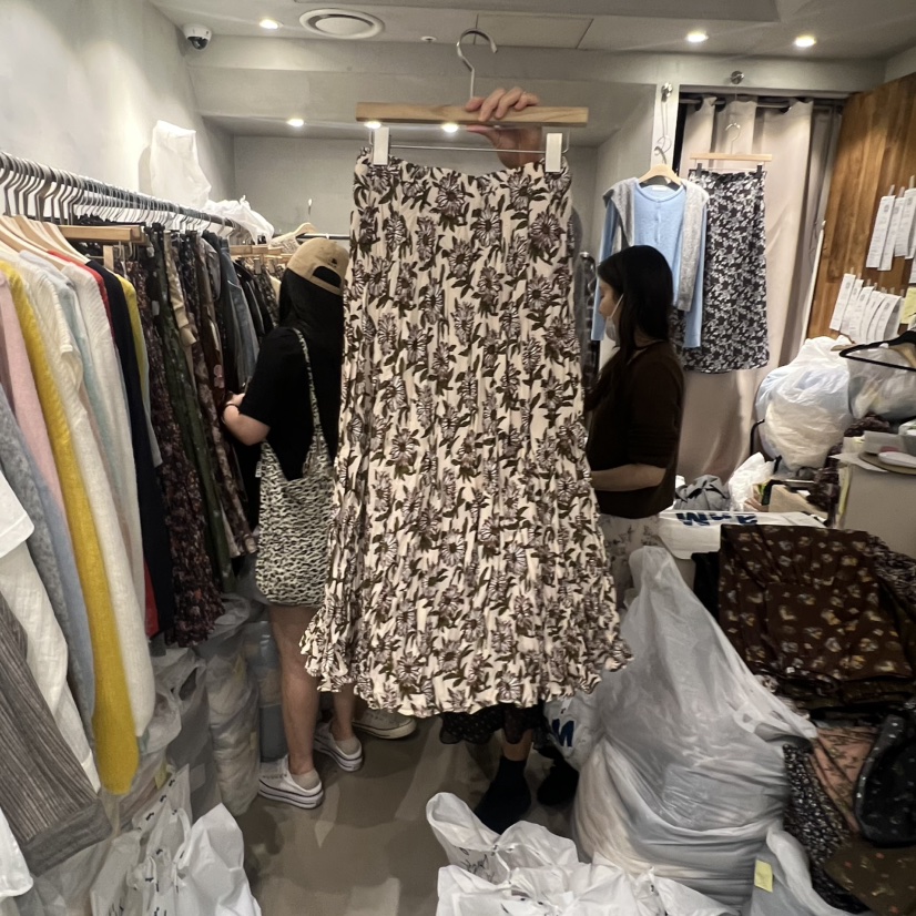 LOGROAD東大門㊣代購女士新款人氣真品休閑推薦半身裙中短裙LOG ROAD半身裙/中短裙