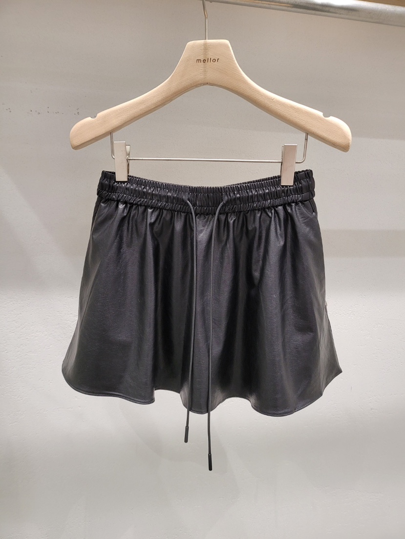THE OTHER東大門㊣代購女裝新品熱賣時尚人氣25秋冬短裙皮革THE OTHER短裙圖色2