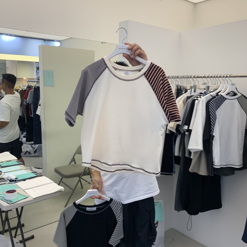 NON CLIP韓國代購㊣女裝新款真品休閑人氣熱賣時尚職業T恤NON CLIPT恤圖色3