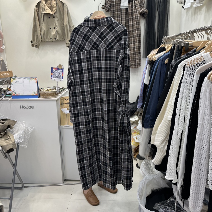 HOJAE東大門㊣直郵女裝新品熱賣25秋冬連衣裙不含腰帶不含內搭MID-LEVEL JUMP連衣裙