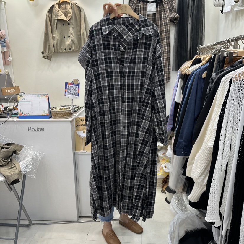 HOJAE東大門㊣直郵女裝新品熱賣25秋冬連衣裙不含腰帶不含內搭MID-LEVEL JUMP連衣裙圖色2