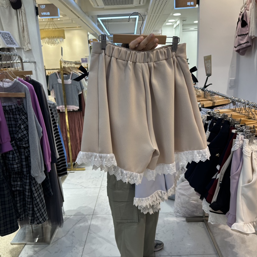 PAPA韓國代購㊣女士新品職業人氣熱賣25秋冬休閑真品推薦短褲PAPA短褲
