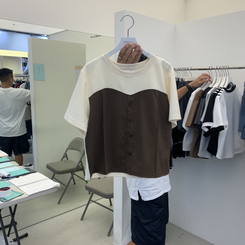 NON CLIP東大門㊣實拍女士新款真品熱賣時尚人氣休閑推薦T恤NON CLIPT恤圖色1