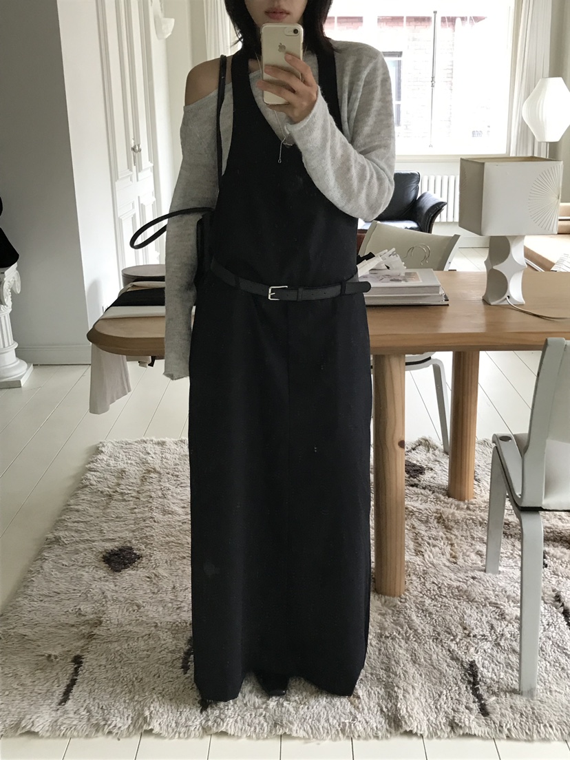 MAINT東大門㊣直郵女裝新款職業時尚25秋冬連衣裙不含內搭含腰帶MAINT連衣裙