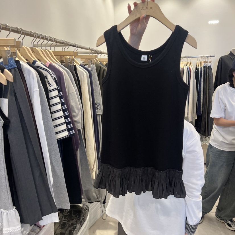 TAN&amp;COMO東大門㊣代購女裝新品熱賣推薦25秋冬吊帶背心tan-COMO吊帶/背心圖色4