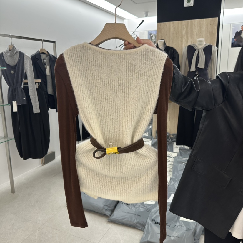 WRITTEN BY韓國代購㊣女士新品休閑推薦25秋冬馬甲不含內搭紐扣WRITTEN BY馬甲