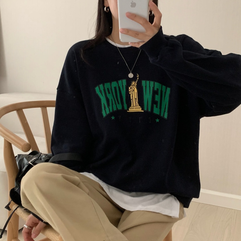 FROMJINI韓國直郵㊣女裝新品人氣熱賣休閑真品職業時尚衛衣FROMJINI衛衣