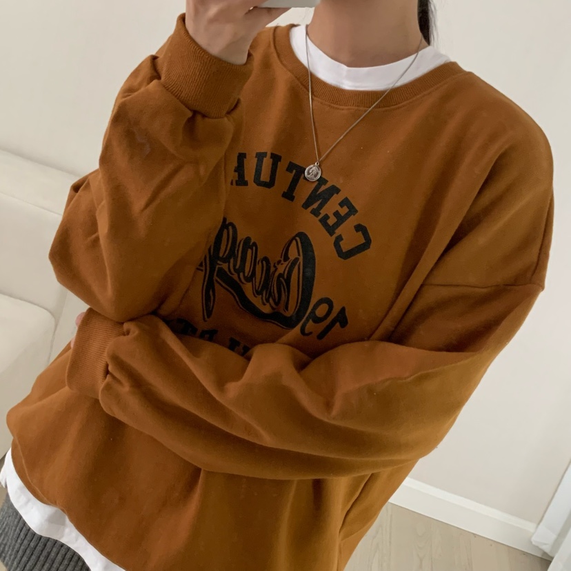 HELLO JINI東大門㊣實拍女士新款推薦熱賣職業休閑人氣衛衣HELLO JINI衛衣